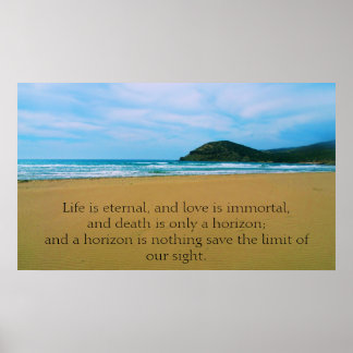 A vida é eterna, e o amor é POSTER imortal