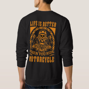 A Vida É Melhor – Camiseta de Motoqueira