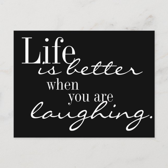 A vida é melhor cartão postal (Frente)