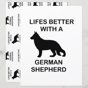 a vida é melhor com um álbum de german shepherd