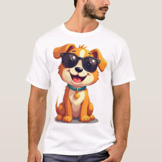 A Vida é Melhor Com um Cachorro – Camiseta Fofa pa