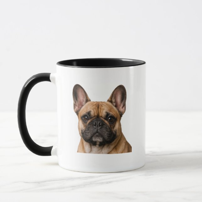 A Vida É Melhor Com um Caneca Frenchie (Esquerda)