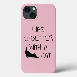 A Vida É Melhor Com Um Gato - Amantes de Gatos   