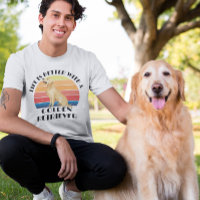 A vida é melhor com uma camiseta retrô do Golden R