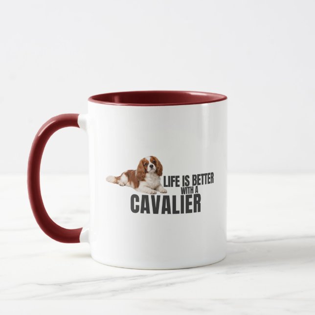 A Vida é Melhor Com uma Caneca Cavalier (Esquerda)