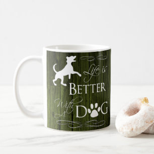 A vida é melhor com uma caneca de café - Verde