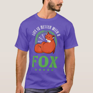 A vida é melhor com uma Fox T-Shirt