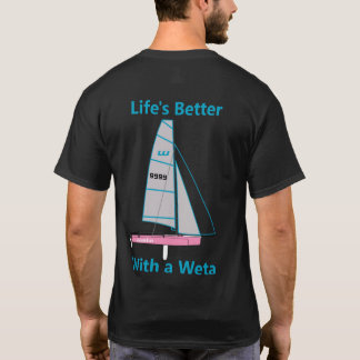 A vida é melhor com uma Weta Rosa - Camisa Escura