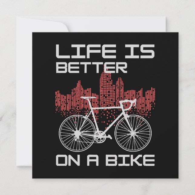 A vida é melhor de bicicleta (Frente)