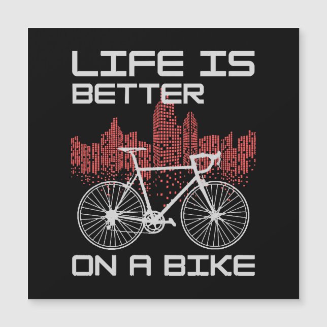 A vida é melhor de bicicleta (Frente)