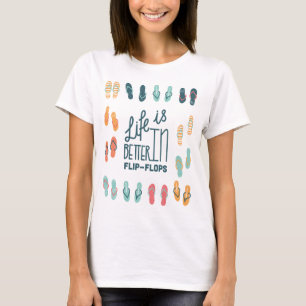 A vida é melhor na camisa do divertimento dos