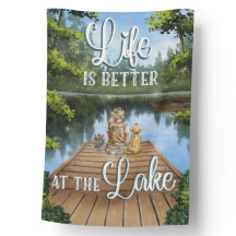 A Vida É Melhor Na Pesca Do Lago