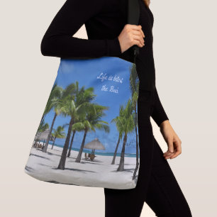 A vida é melhor na praia Tote Bag