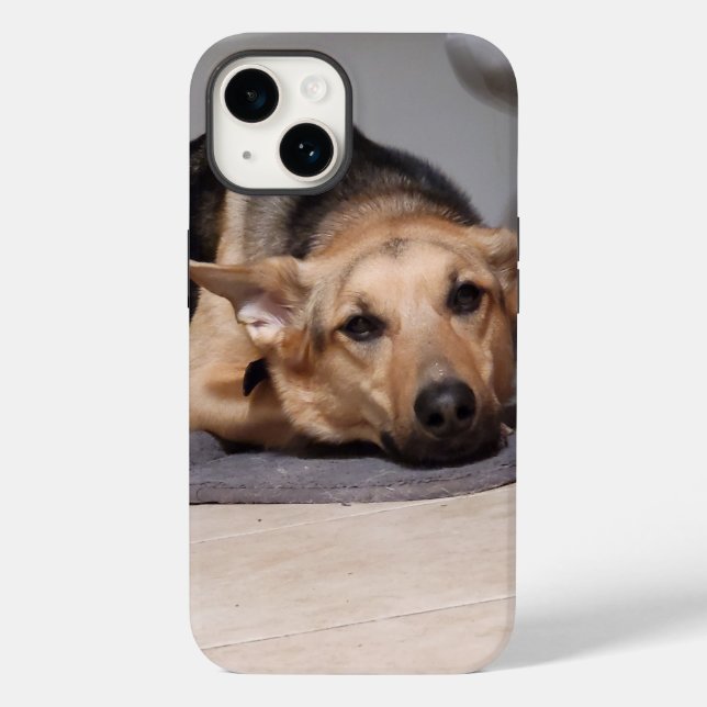 A vida é Ruff Iphone 14 Case (Verso)