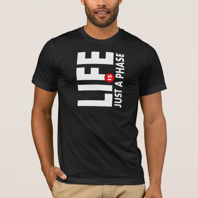 A vida é t-shirt avaliado em excesso (da (Frente)