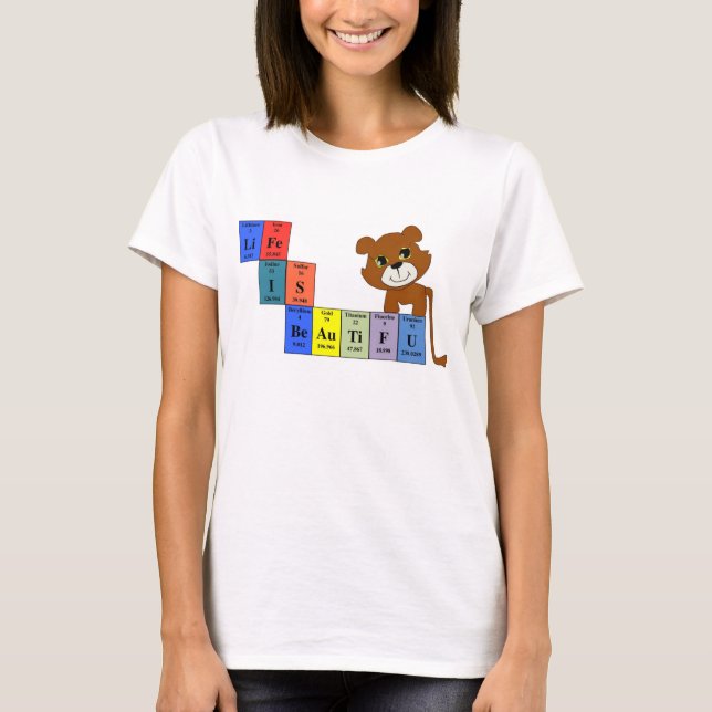 A vida é t-shirt bonitos (Frente)