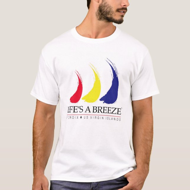 A vida é um Breeze®_Paint-The-Wind_St. T-shirt de (Frente)