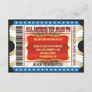 A VIDA É um convite de Mitzvah do bar do bastão 