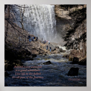 A vida é um Poster de risco