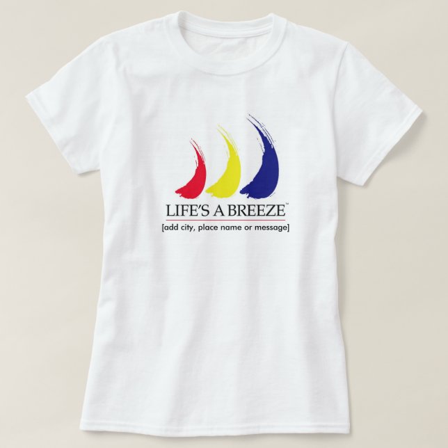 A vida é um t-shirt de (Frente do Design)