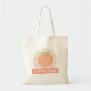 A vida é uma bolsa de mão engraçada com um desenho