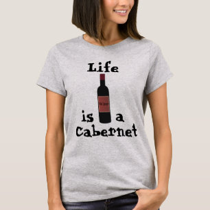 A vida é uma Camiseta Cabernet