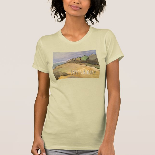 A vida é uma camiseta de praia (Frente)