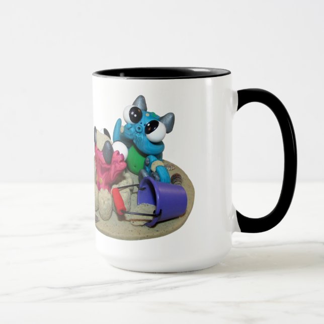 A vida é uma caneca de café da praia (Direita)