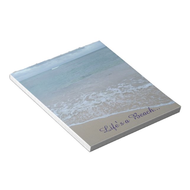 A vida é uma praia... bloco de notas (Inclinado)