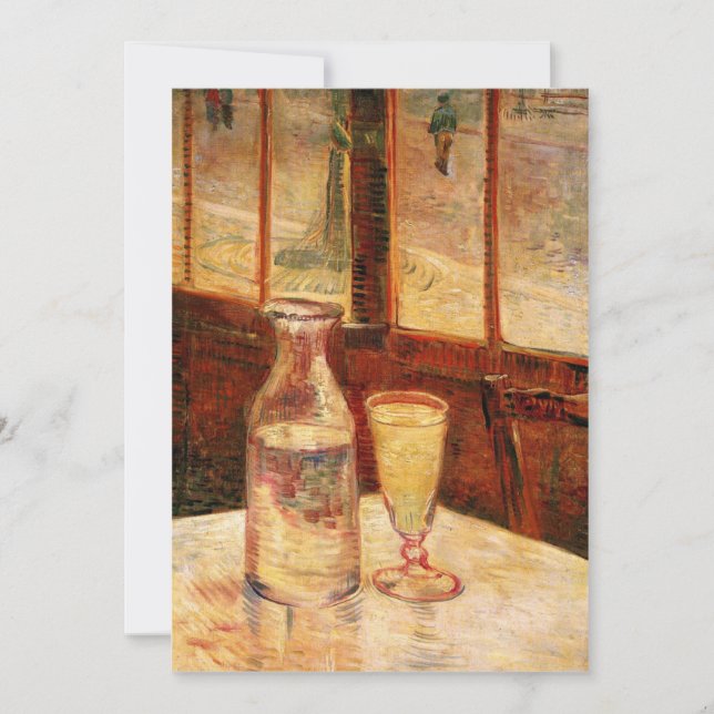 A vida estática com Absinthe por Vincent van Gogh (Frente)