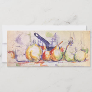 A vida eterna com o Saucepan por Paul Cezanne