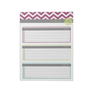 A vida. Mais organizado. Bloco de Notas de Lista a