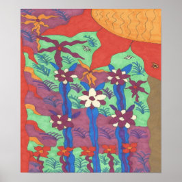 A vida na Abstrato do jardim, Impressão