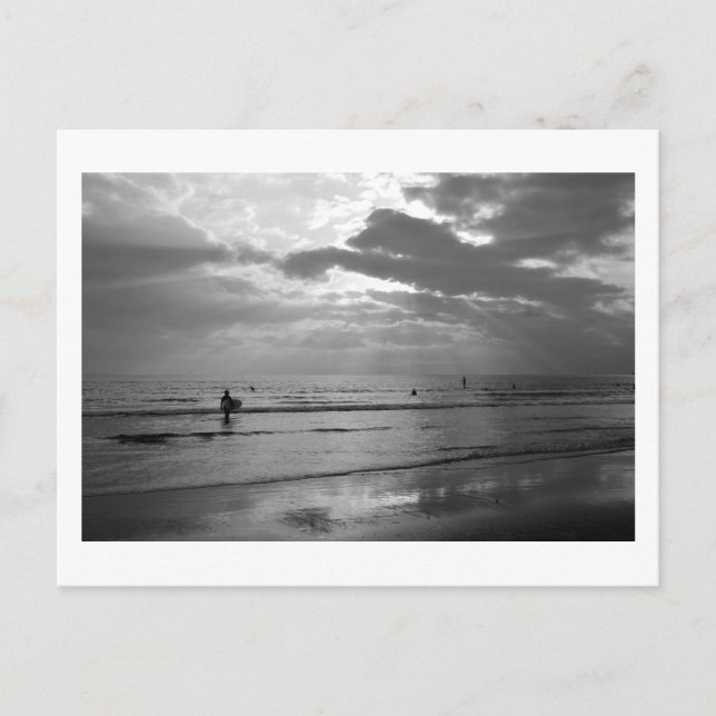 A Vida na Praia: Cartão Postal do Japão (Frente)