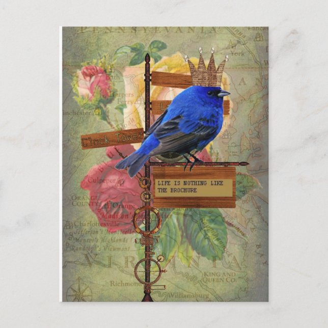 A vida não é nada como o cartão postal da brochura (Frente)