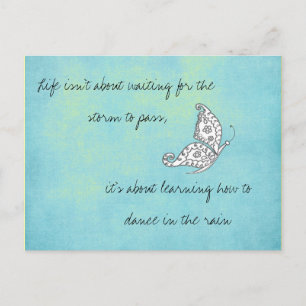 A vida não é sobre aguardar o cartão postal de cit