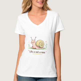 A Vida Não é uma Corrida | Camiseta de Caracol Pas