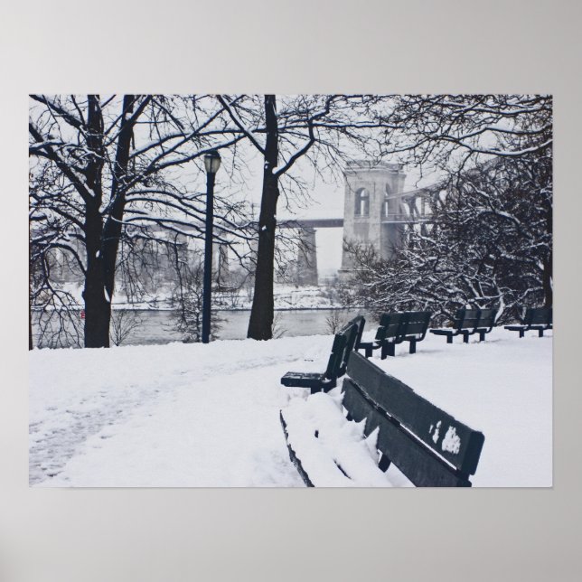 A View of Hellgate Bridge Poster (Frente)