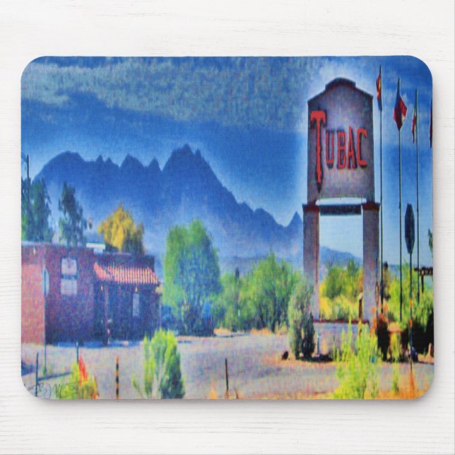 A vila, Tubac, mousepad da arizona (Frente)
