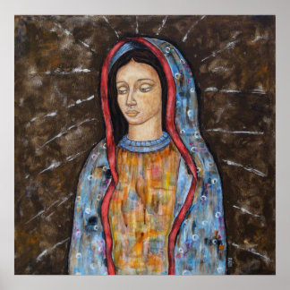 A Virgem de Guadalupe Poster