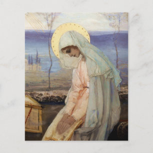 “A Virgem Maria” por Mikhail Nesterov