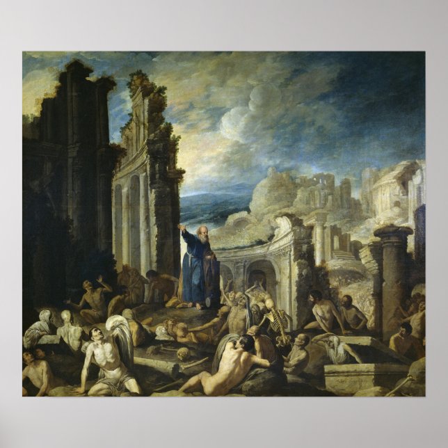 A visão do Poster de Ezekiel (Frente)