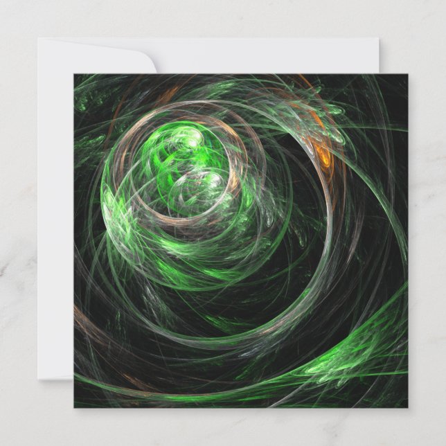 À volta da Abstrato de Arte Verde Mundial (Frente)