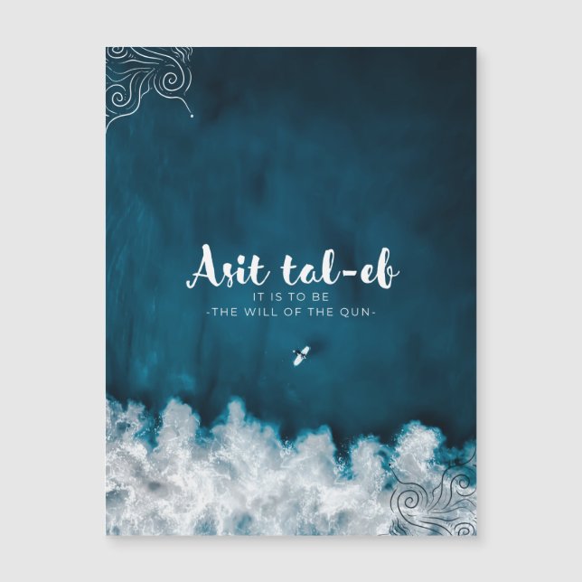 A Vontade do Cartão Magnético Qun (Frente)