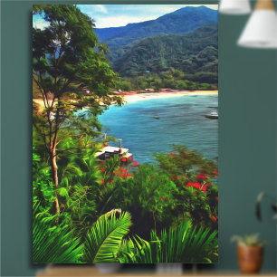 A Yelapa View 0828 Art Canvas Print
