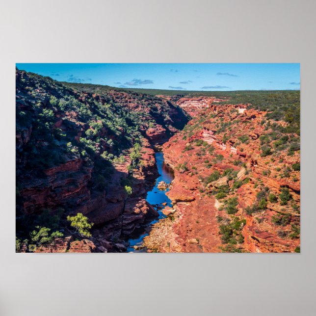 A Z-Bend de Kalbarri, Austrália - Poster (Frente)
