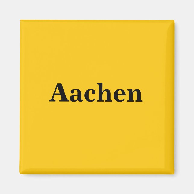 Aachen íman escudo Gold Gleb (Frente)