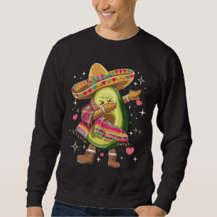 Abacate de Dabbing Cinco De Maio Camisa Mexicana D