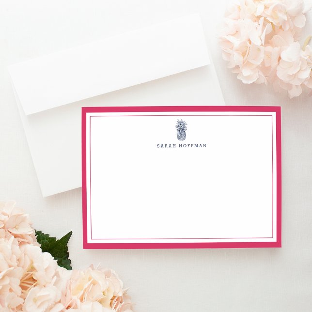 Abacaxi | Cartão de papelaria personalizado (Criador carregado)