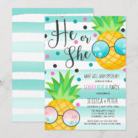 Abacaxi Gênero Revela Convite Revisão Havaiana